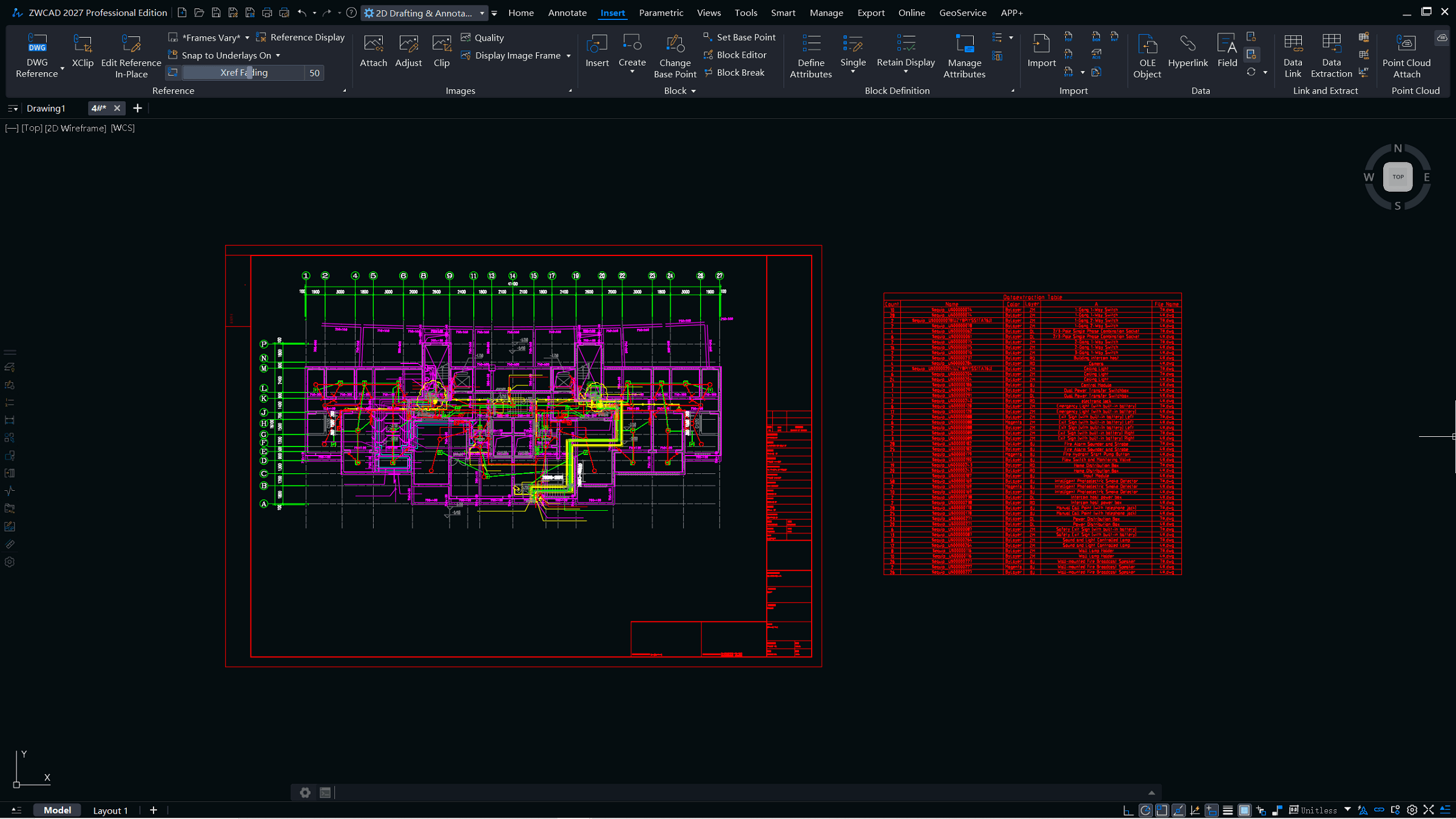 Extrakce dat v ZWCAD 2027