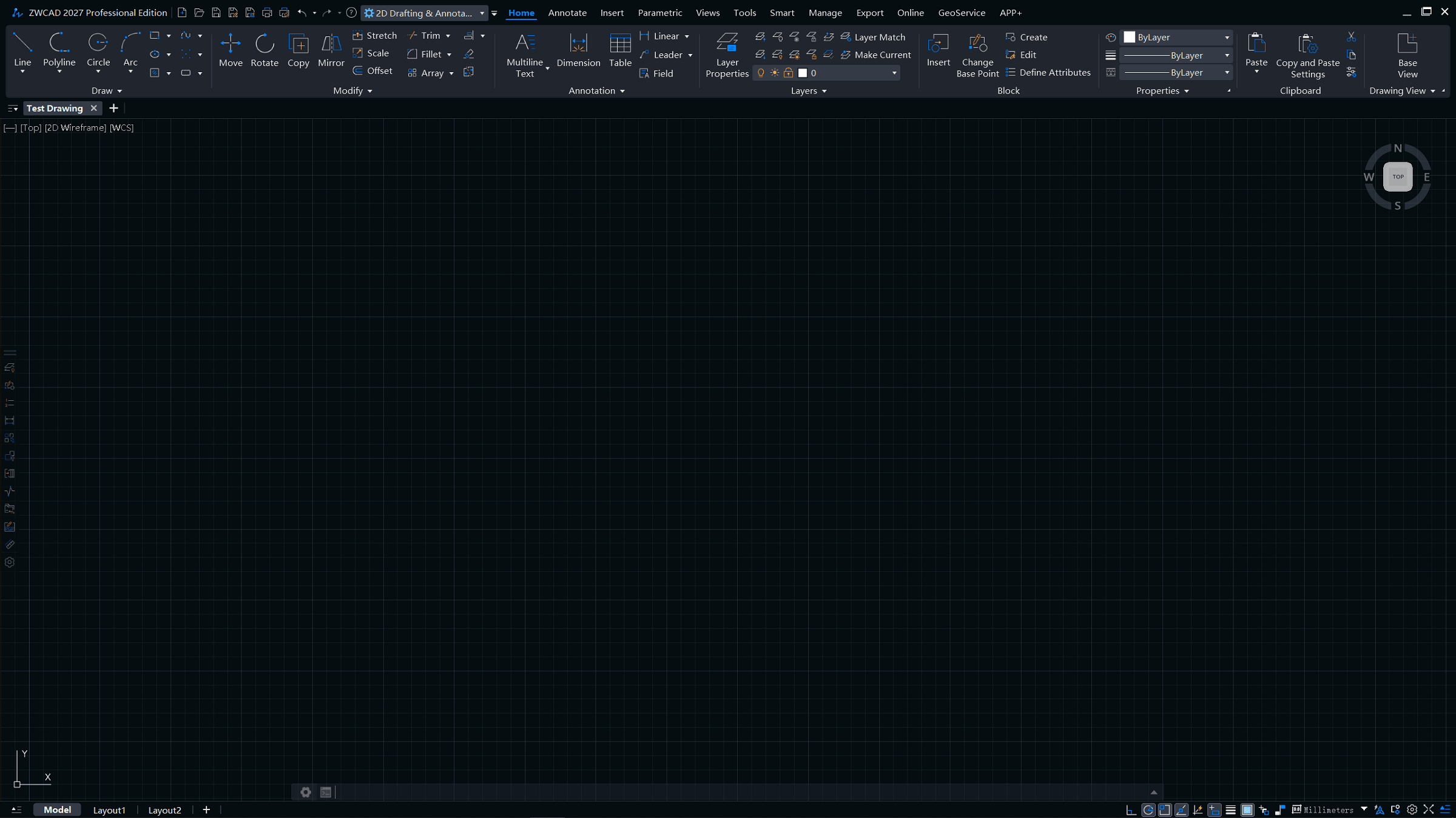 Obnovené rozhraní v ZWCAD 2027