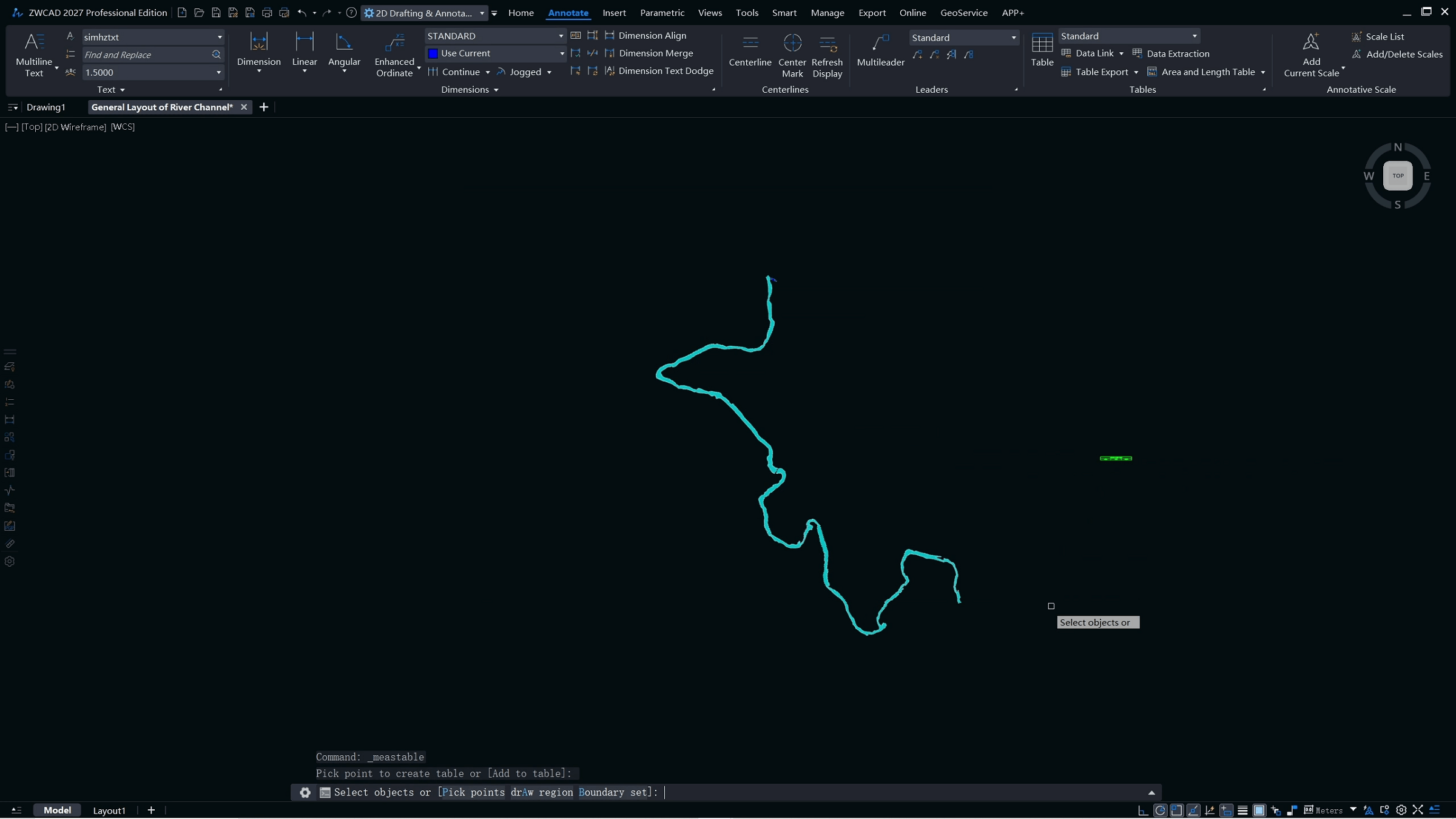 Vylepšená funkce Tabulky ploch v ZWCAD 2026