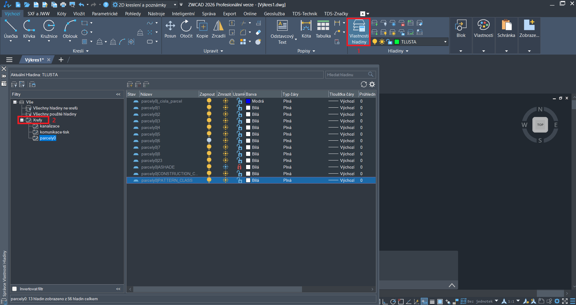 Ořez externí reference - krok 4