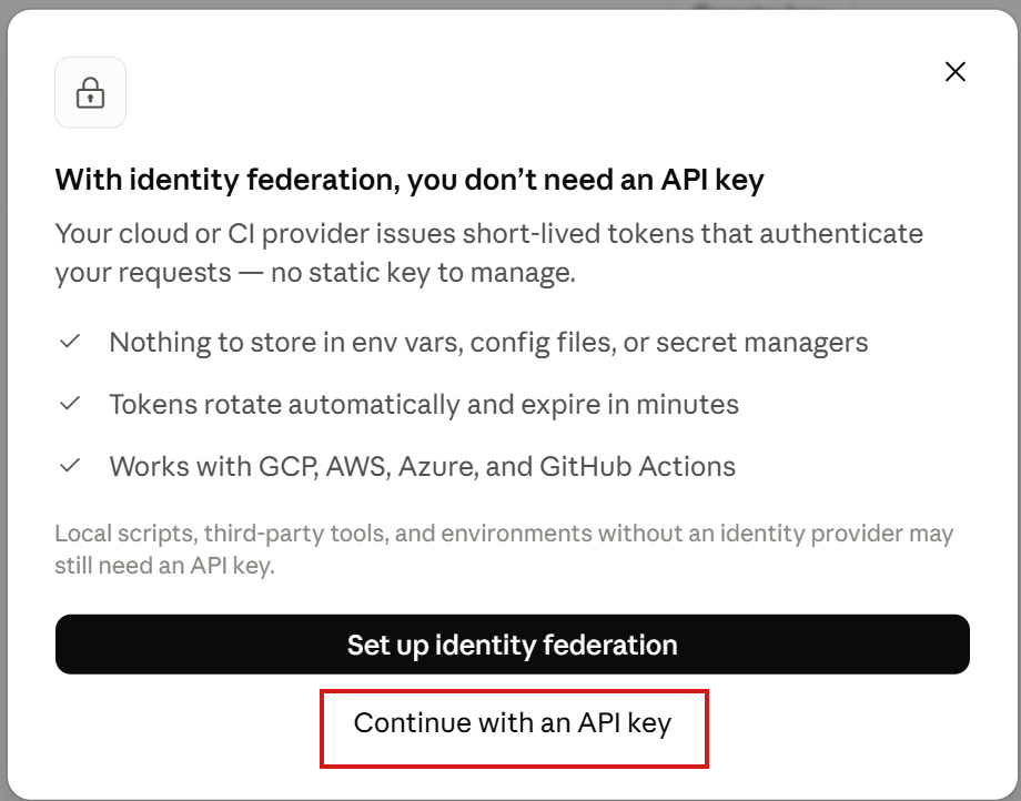 AI Lisp bot Identity Federation