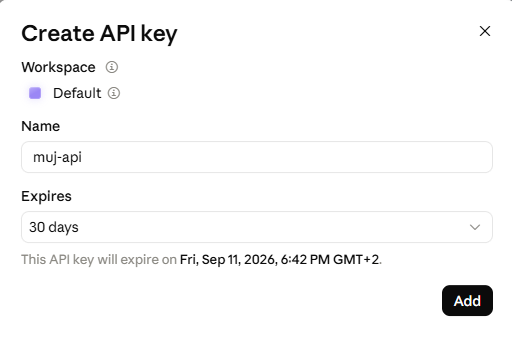 AI Lisp bot - instalace krok 4