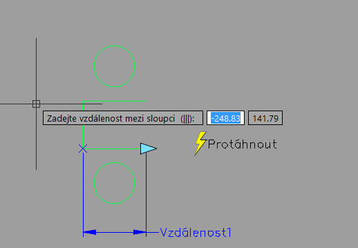 Dynamické bloky - pole, krok 4