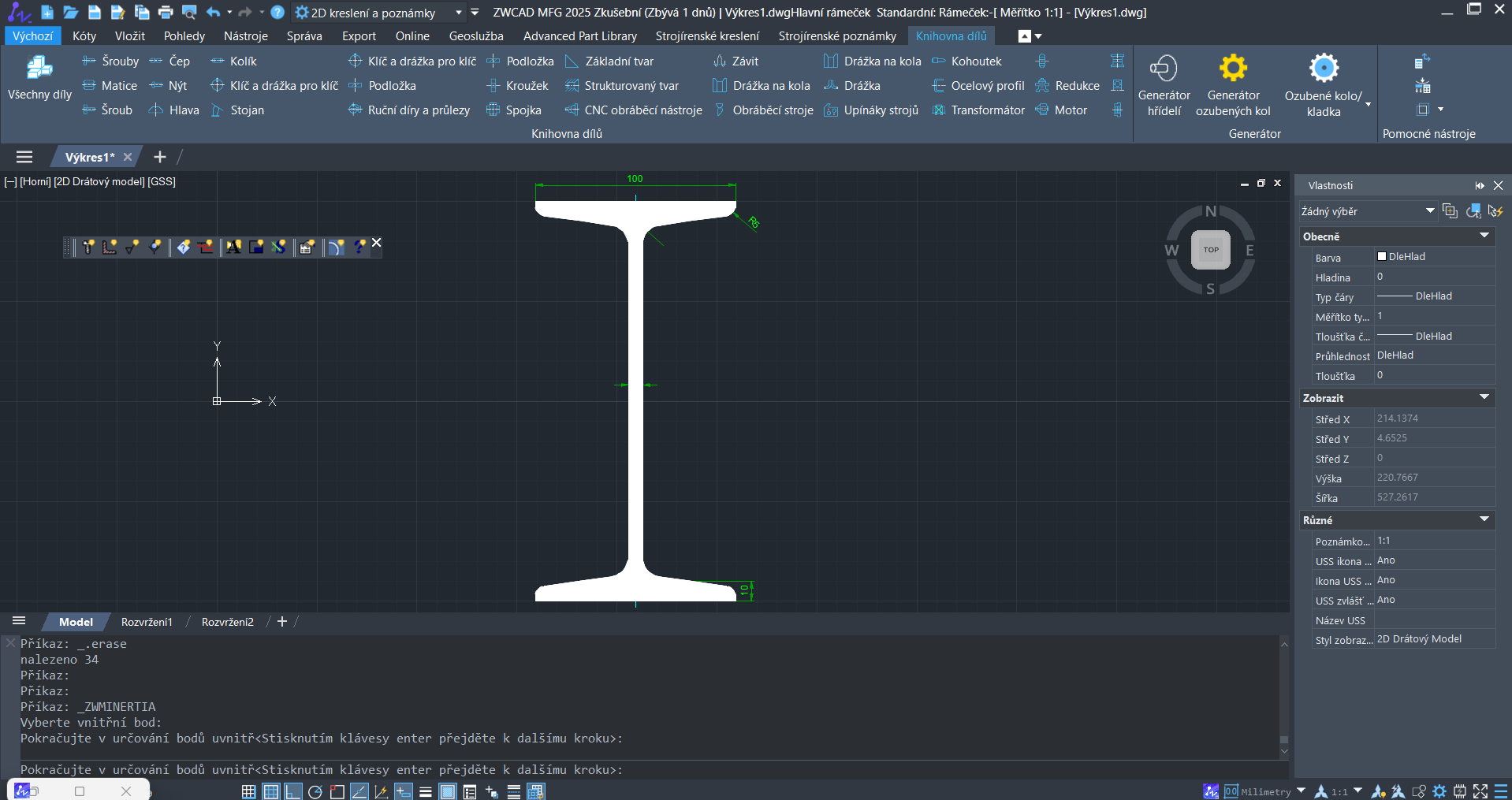 Statická analýza v ZWCAD MFG - krok 4