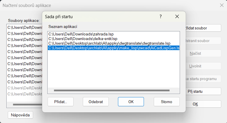 AI Lisp bot - instalace krok 6