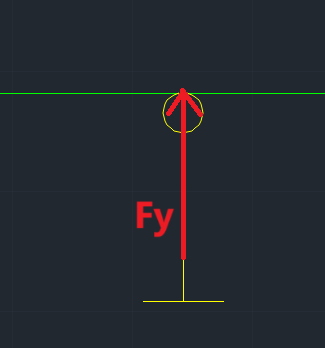 Statická analýza v ZWCAD MFG - vazba podpora
