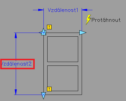 Dynamické bloky - protažení, krok 18