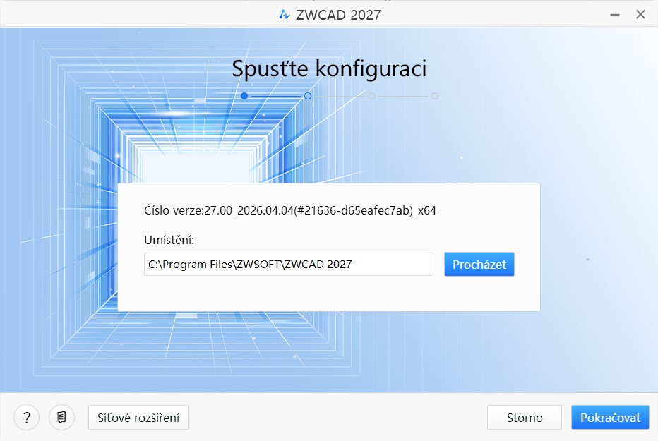 ZWCAD instalace