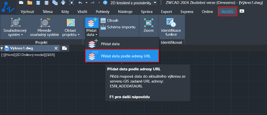 Přidat data podle URL