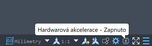Ikona Hardwarová akcelerace
