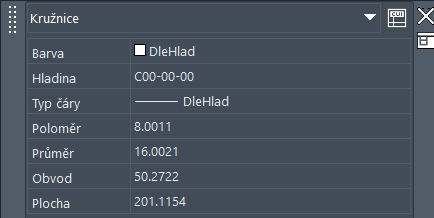 Paleta Rychlé vlastnosti