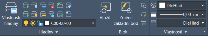 Panel vlastnosti