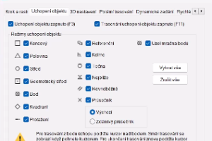 Úchopy v CAD výkresech